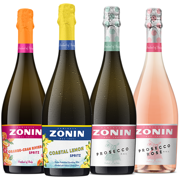 Zonin "Bubbly" Bundle (750ml x 4)